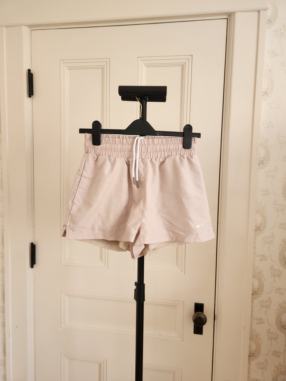 Women's Light Blush Athletic Drawstring Shorts